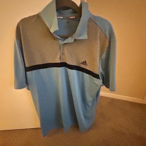 Blue Short Sleeve Golf Polo